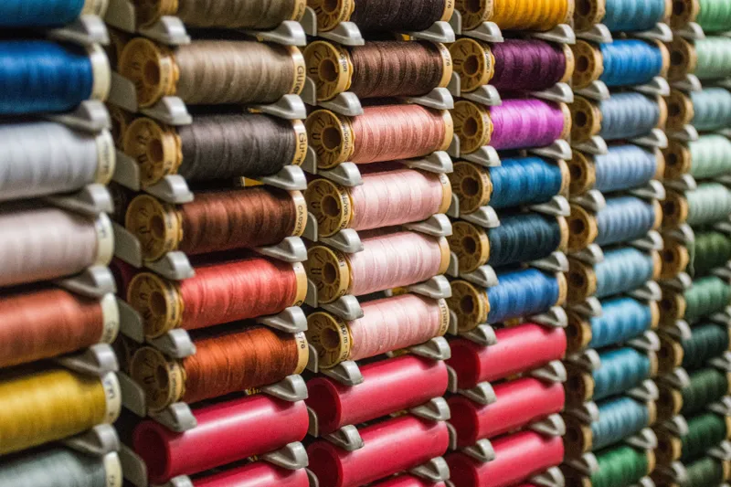 Mixed Embroidery Thread Spools - Assorted Colours