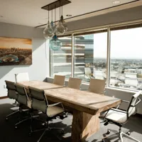Executive Meeting Table - Light Wood, Seats 8