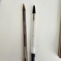 2x Writing Pens - Brown & Black