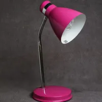 Pink Desk Lamp with Flexible Gooseneck