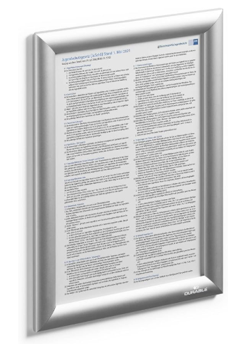 A4 Aluminium Snap Frames