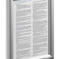 A4 Aluminium Snap Frames