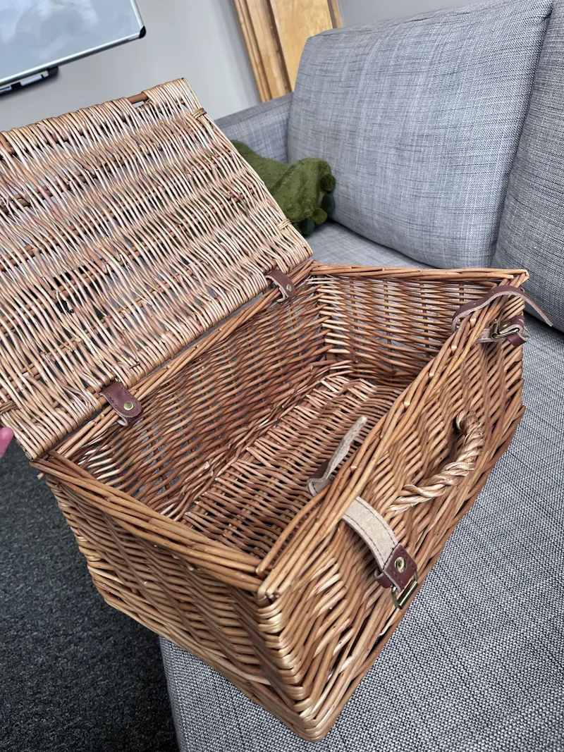 Wicker Storage Baskets with Handles