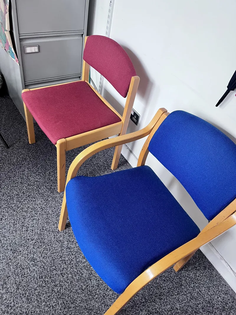 Wooden Frame Stacking Chairs
